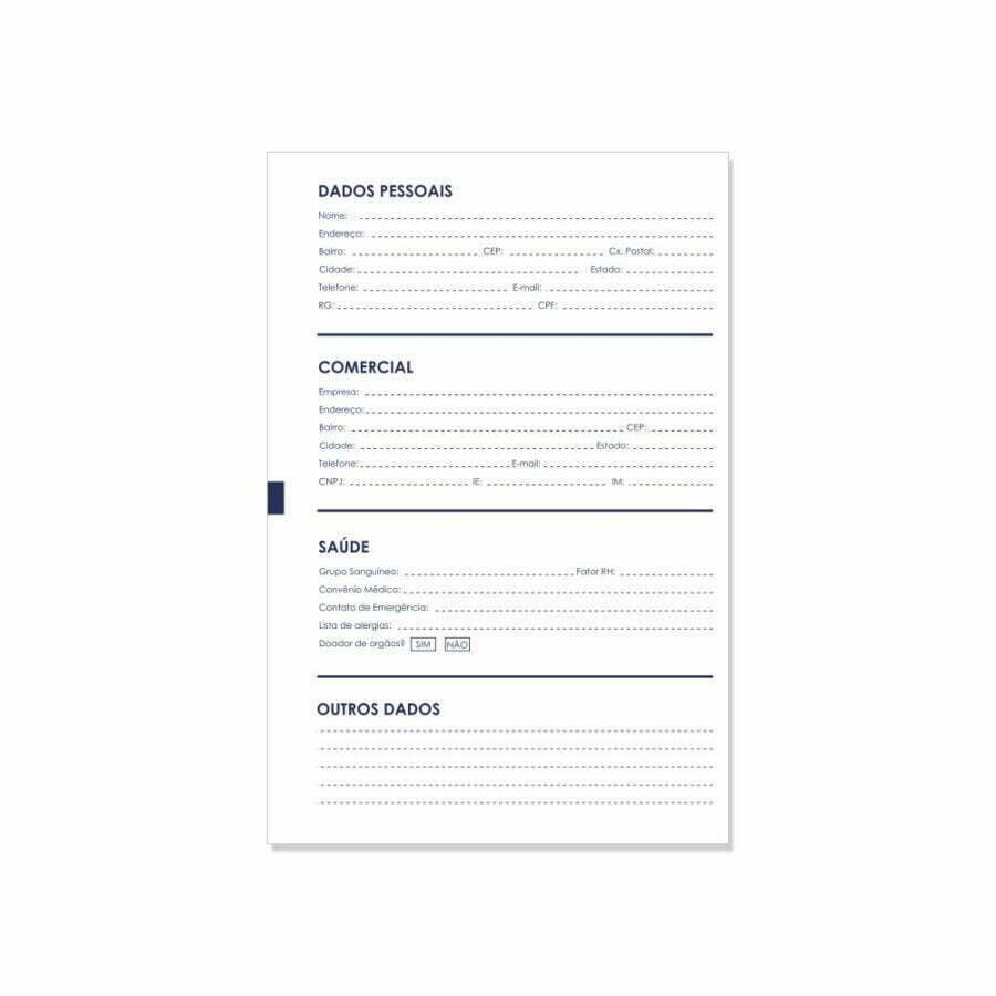 Miolo de Caderno Pautado Impresso 13,5×21 cm 128 Folhas Refilado Papel Offset 63gr