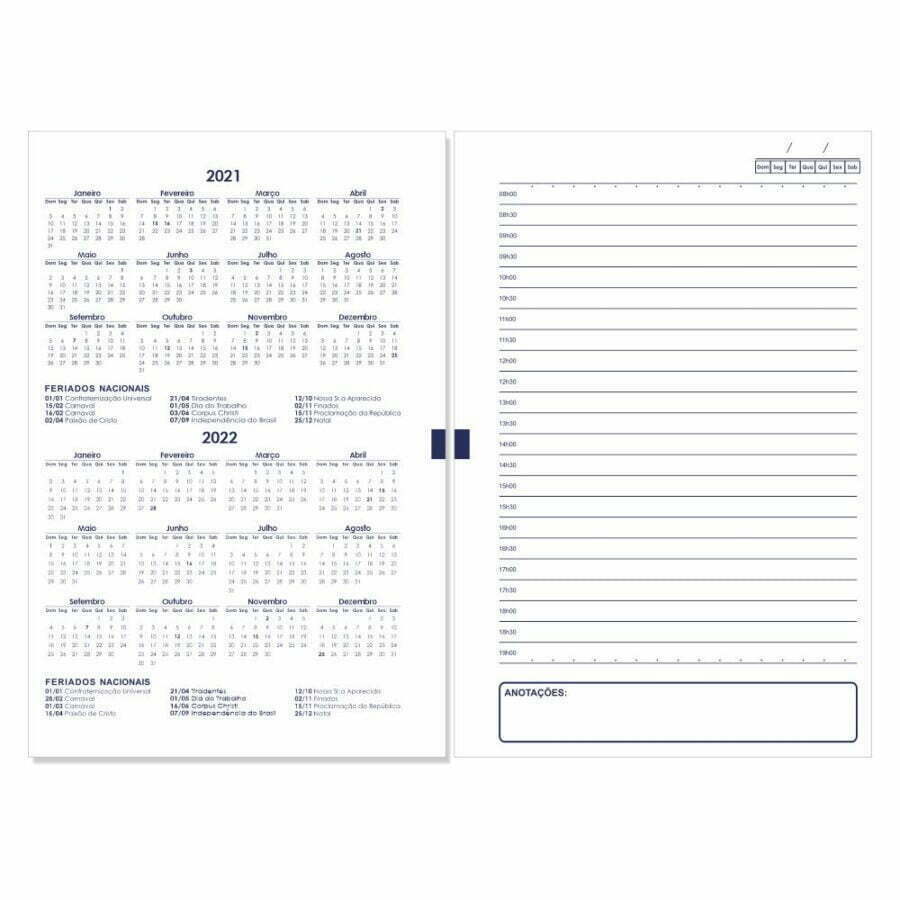 Miolo de Caderno Pautado Impresso 13,5×21 cm 128 Folhas Refilado Papel Offset 63gr - Imagem 2