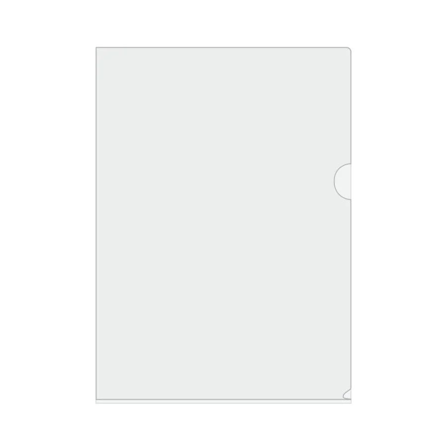 Pasta em L Tamanho A4 PVC 020 Transparente
