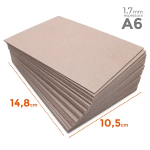 Papel Paraná 1.7 mm A6 ( 10,5x14,8 cm ) pct 10 ou 100 folhas