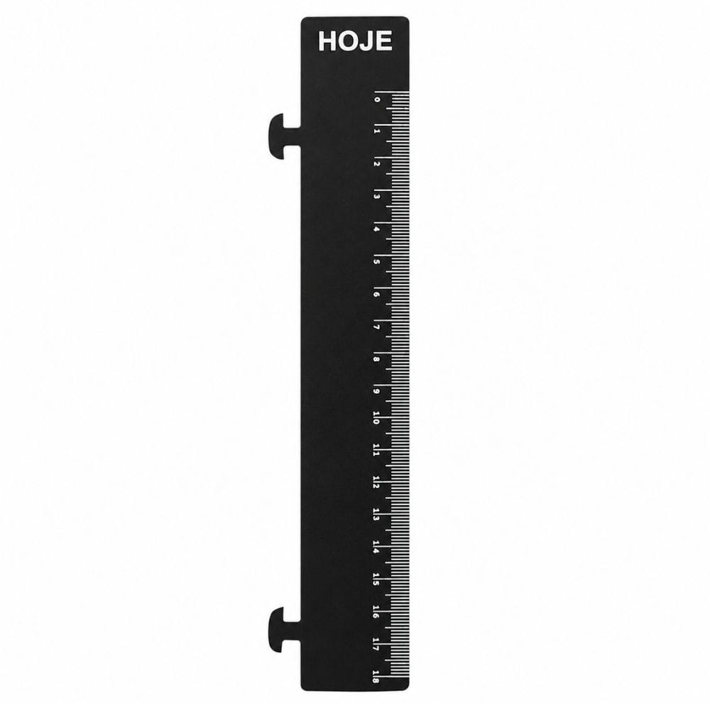 Régua Marcador de Página 18 cm Para Agendas Com Encaixe Para Espiral e Wire-o - Imagem 6