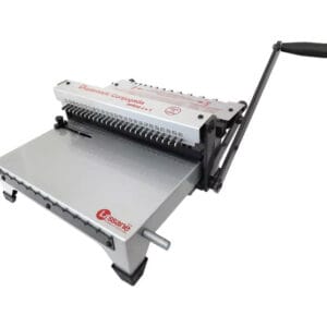 Encadernadora 2x1 Conjugada Perfuradora de Papel Furo P/ Wire-o Quadrado LS